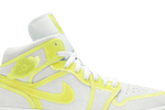 Кроссовки Jordan Air Jordan 1 Mid Lx "Opti Yellow" (Женская размерная сетка)