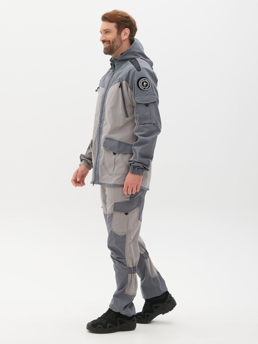 Костюм летний Горка-Люкс ткань Ravena Peach Wash цвет Серый