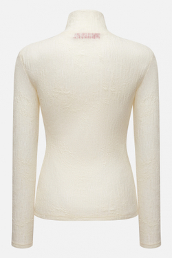 Водолазка из фактурной шерсти