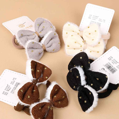 Набор резинок для волос из 2х шт Бантики