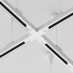 Коннектор Х-образный для трехфазного шинопровода Maytoni Trinity TRA005CX-31W