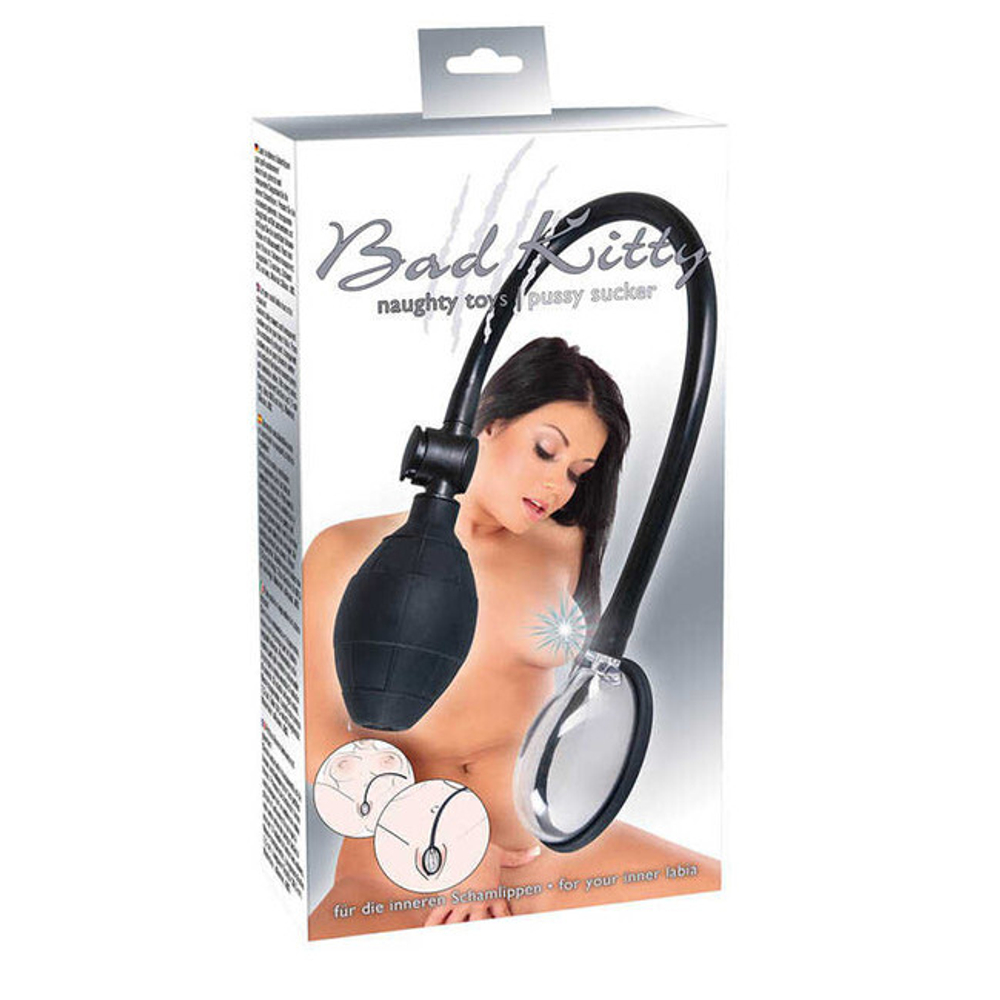Помпа женская для половых губ Pussy Sucker (черная) (Цвет: черный)