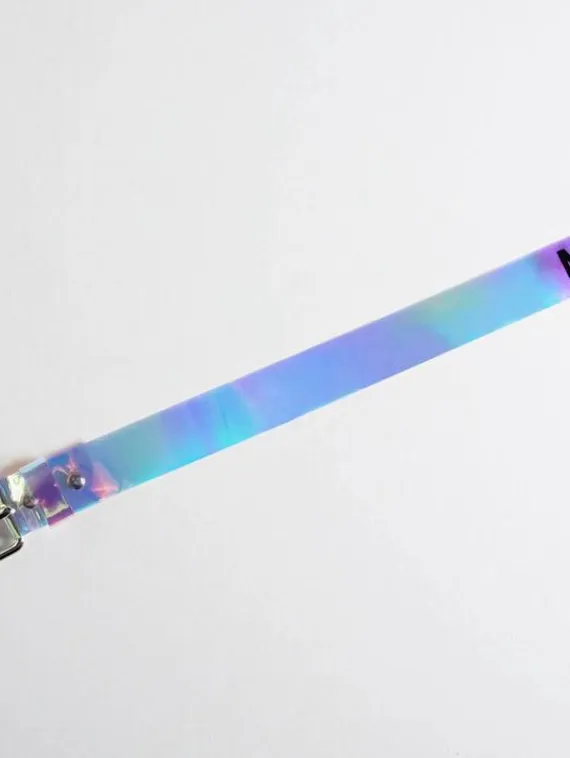 Голографический ремень в подарочной коробке "Чудесной зимы", 117х3 см