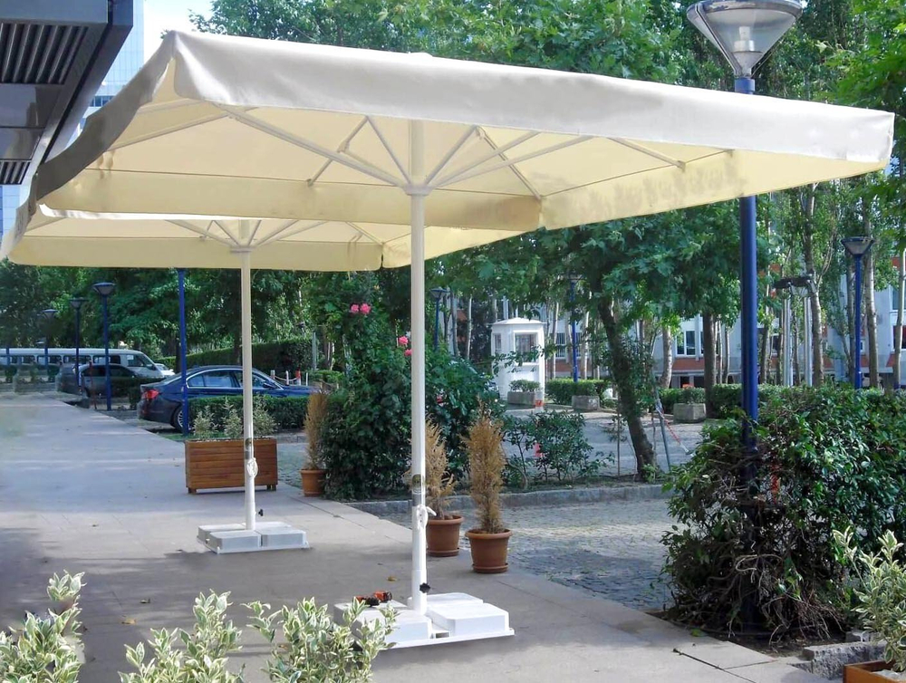 Зонт профессиональный Avocado, белый, бежевый