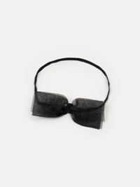 Повязка бант "Уголь"