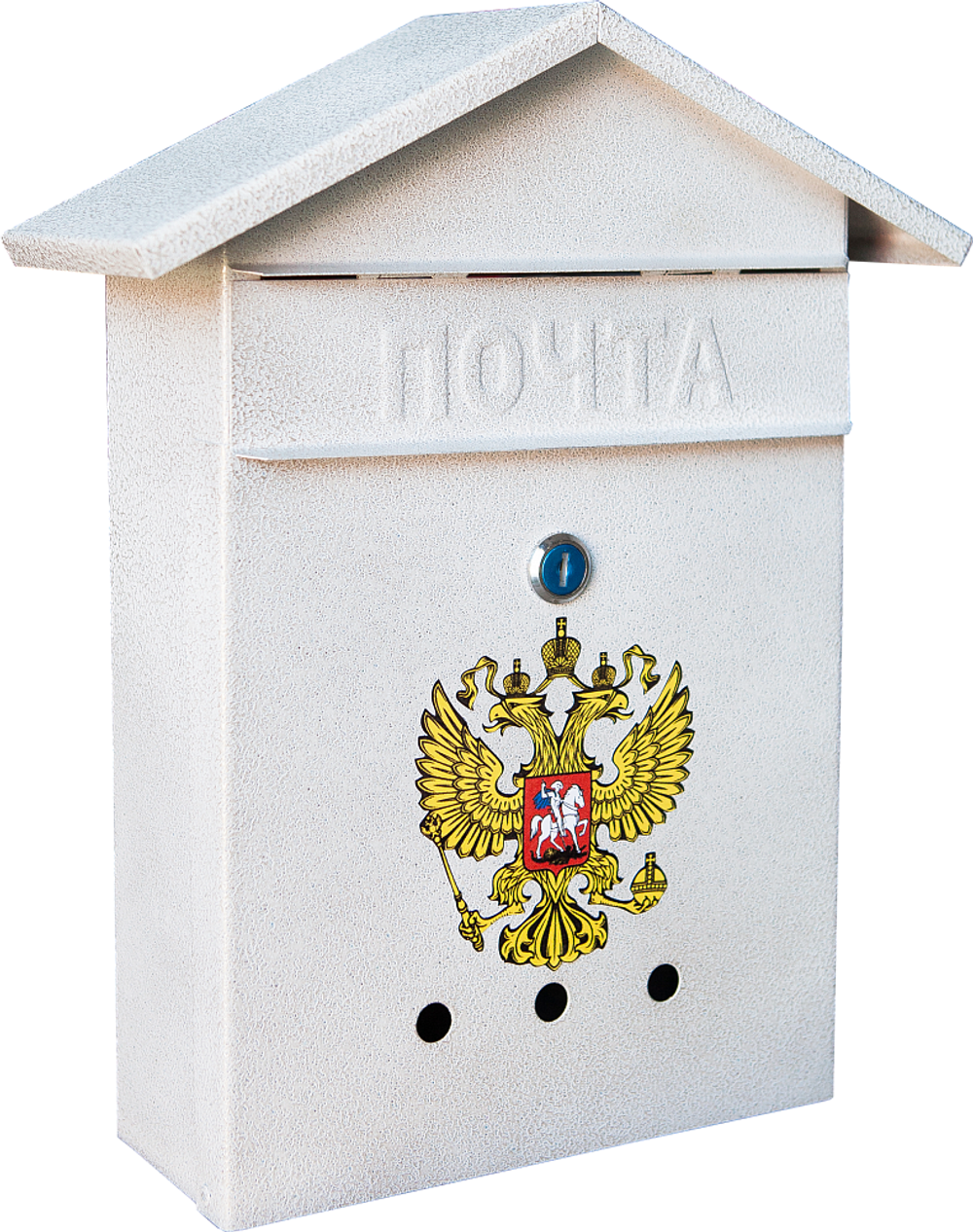 Почтовый ящик "Россия" Дом № 2 «ГЕРБ» (разные цвета)