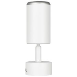 Светильник настенно-потолочный спот ЭРА OL55 WH/SL MR16 GU10 IP20 белый/серебро | Накладные светильники