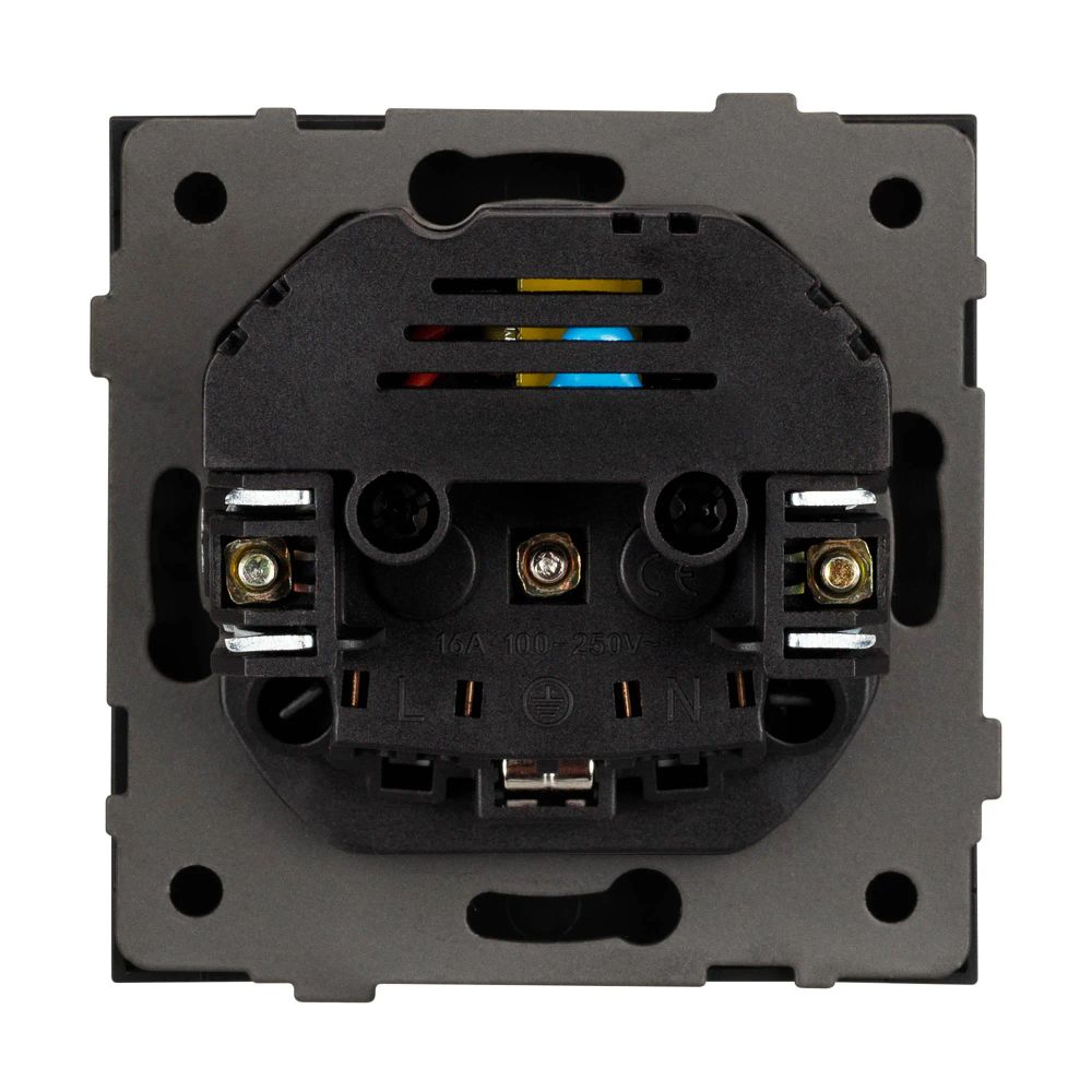 Механизм розетки с USB зарядкой SCT-TENDO-MUAC-PL-GR (230V, 16A) (Arlight, Графитовый) 054088