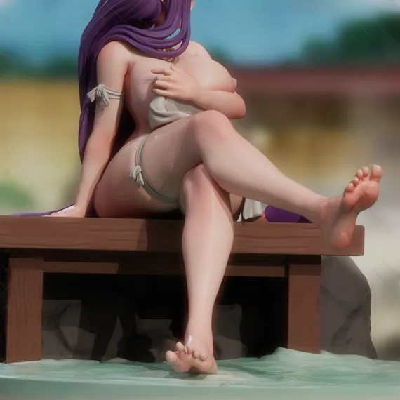 Fern hot springs - Sousou no Frieren