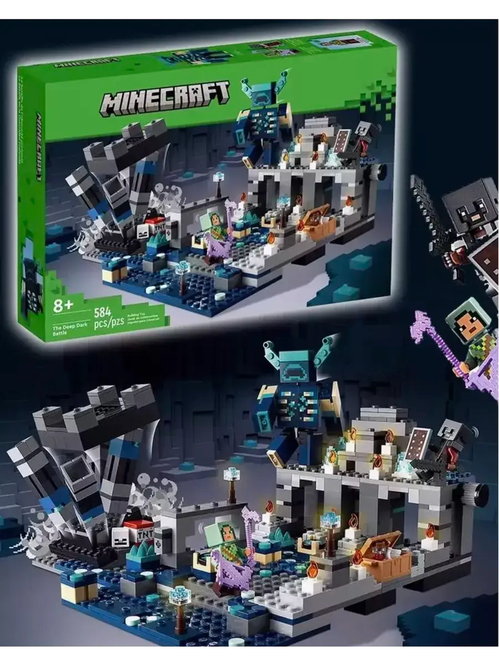 Конструктор Minecraft Битва в Глубинной Тьме