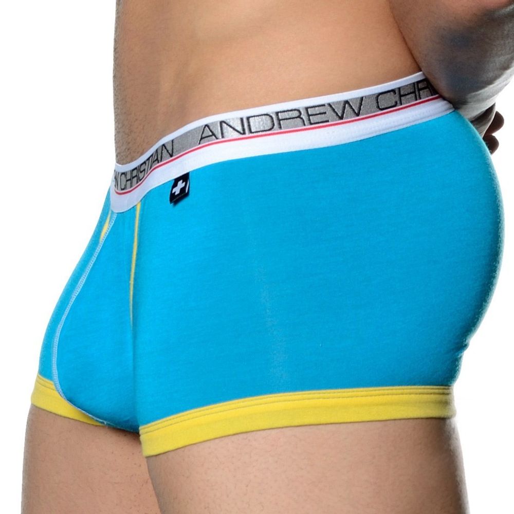 Мужские трусы боксеры Andrew Christian Show-It Low Profile Boxer Aqua 13247