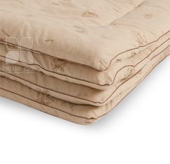 Одеяло Полли  в хлопке наполнитель овечья шерсть бежевый