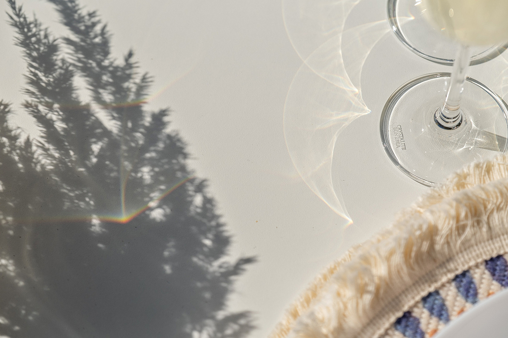 4SIS "Венето" обеденная группа на 6 персон со стульями "Милан", каркас белый, роуп бежевый