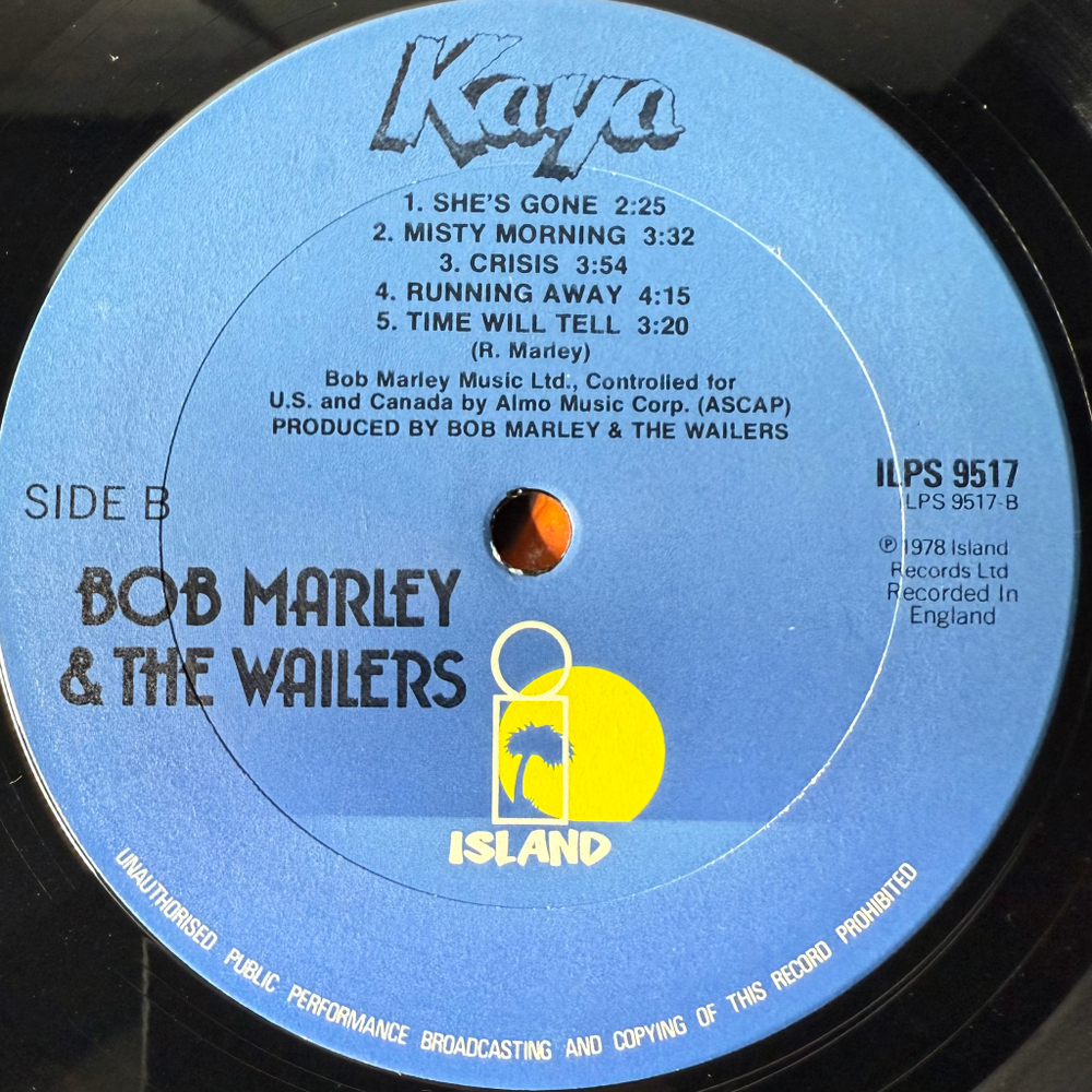 Bob Marley & The Wailers - Kaya (США 1978г.)