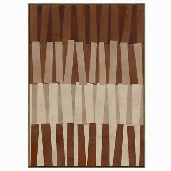 Постер Gana 140х100 см, бежевый, красный