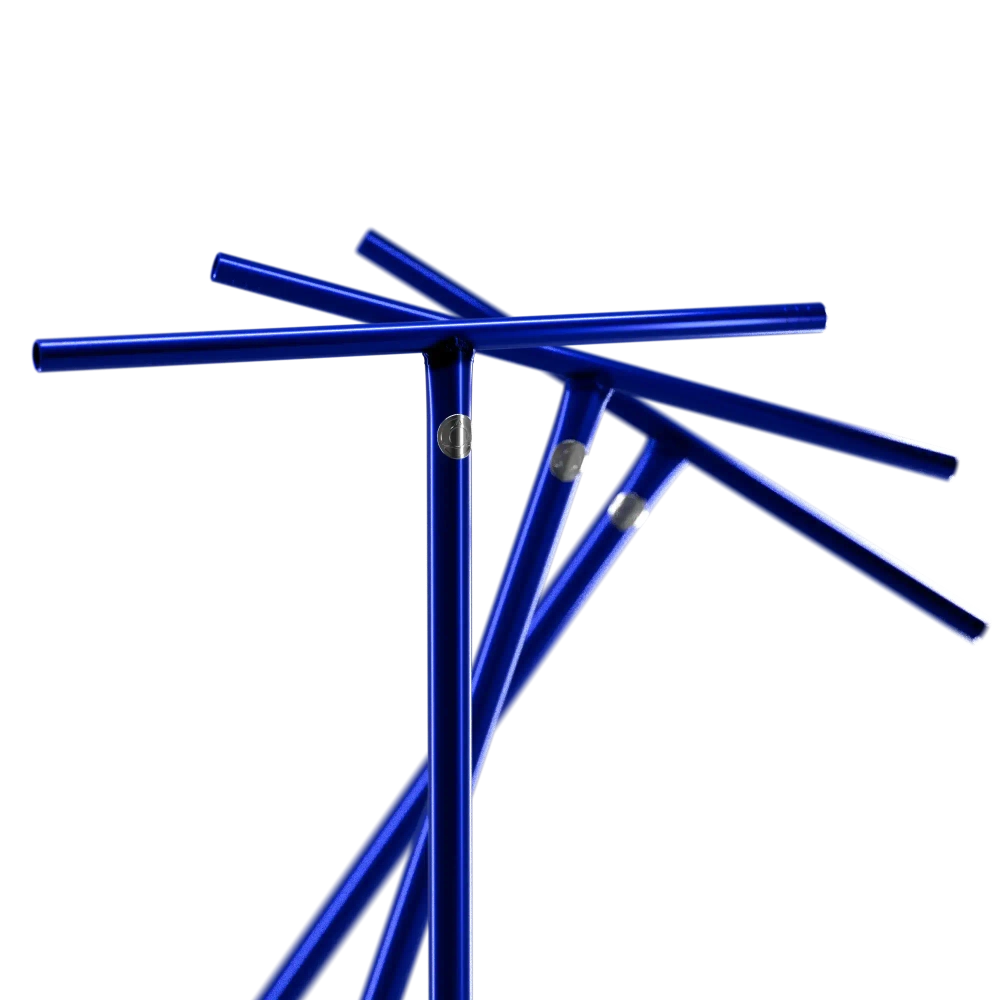 Руль ONYX Tau (синий лак)