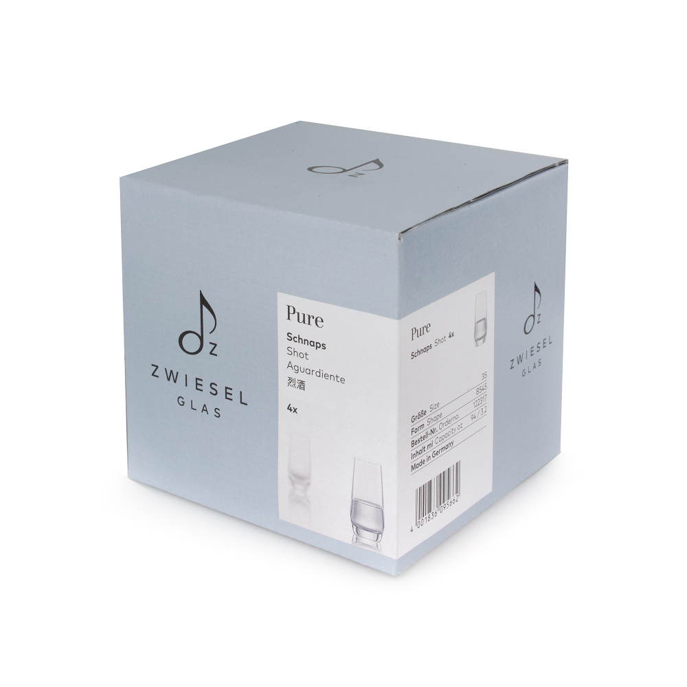 Набор стопок для водки 4шт 94мл Zwiesel Glass Pure