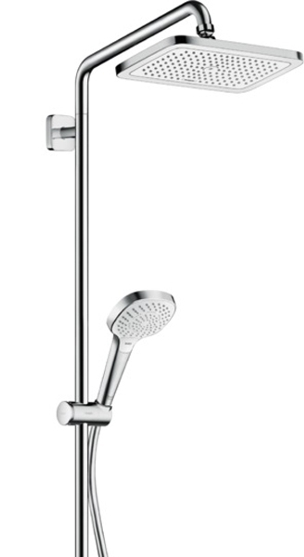Душевая система Hansgrohe Croma E Showerpipe 27687000 с термостатом хром