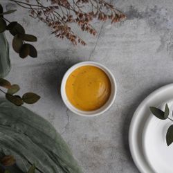 Соусник 75 мл 6,7 см h4 см круглый Рамекин рельефный белый фарфор P.L. Proff Cuisine [6]