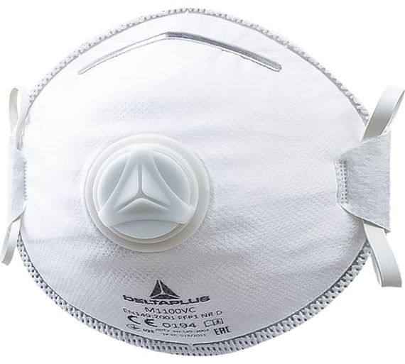 Респираторная маска с клапаном Delta Plus FFP1 М1100VC в упаковке 10 шт. M1100VC