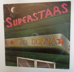 Винтажная виниловая пластинка LP Сборник Superstars On Donna (Югославия 1983)