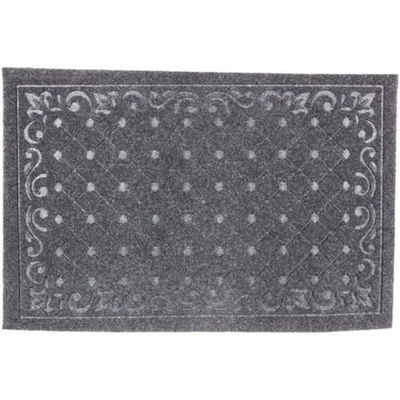 Коврик влаговпитывающий, 40*60 см. Ромбы серый