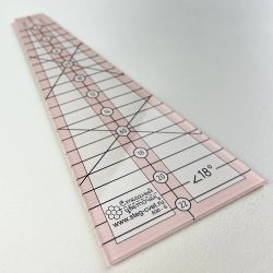 Линейка для пэчворка “Дрезденская тарелка” с углом 18° (арт. A30-S)