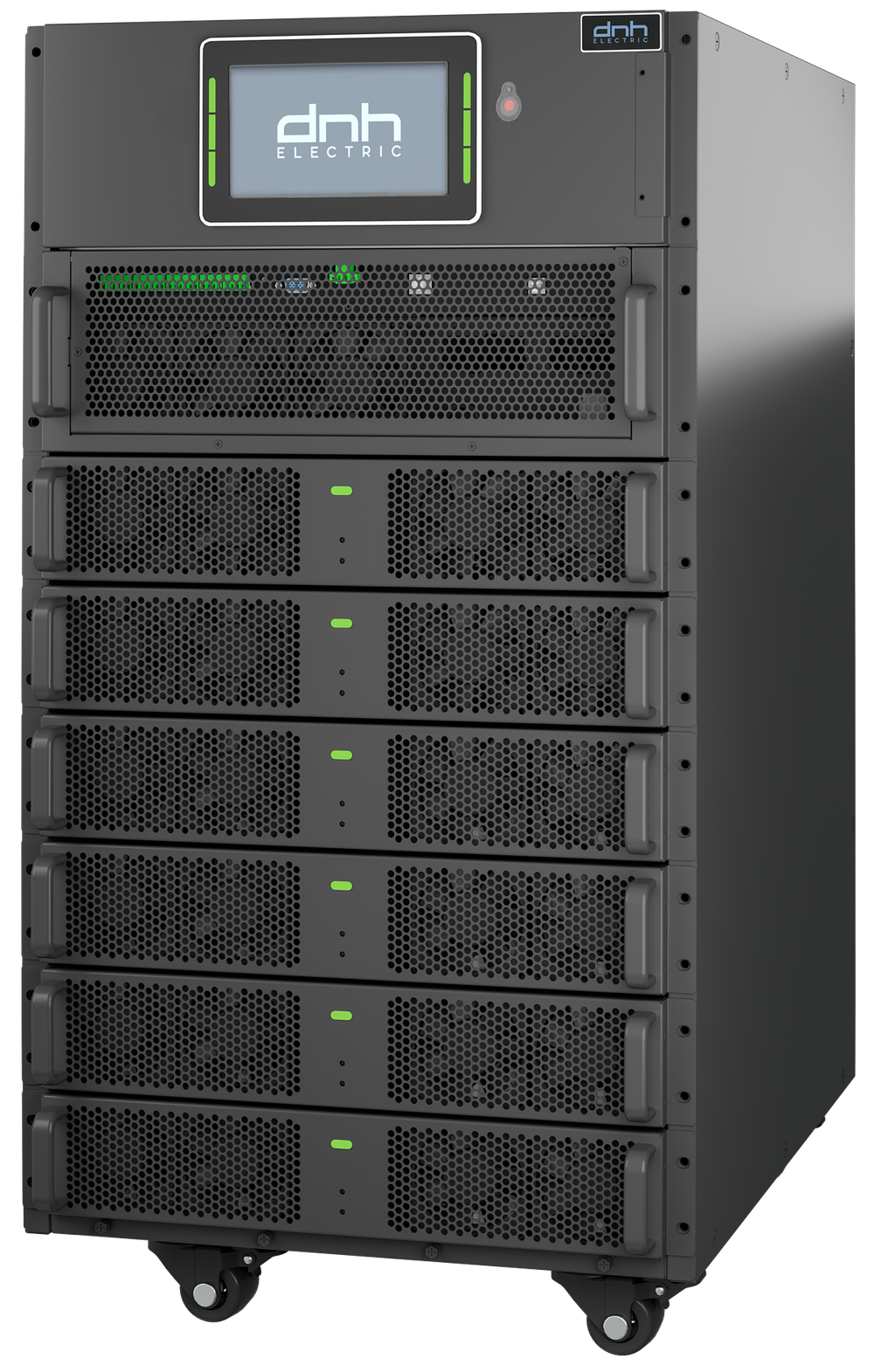 Силовой шкаф модульного ИБП DNH DRM06010, 60 кВА/60 кВт, 3:3ф, Rack Tower, 6 силовых модулей 10 кВА