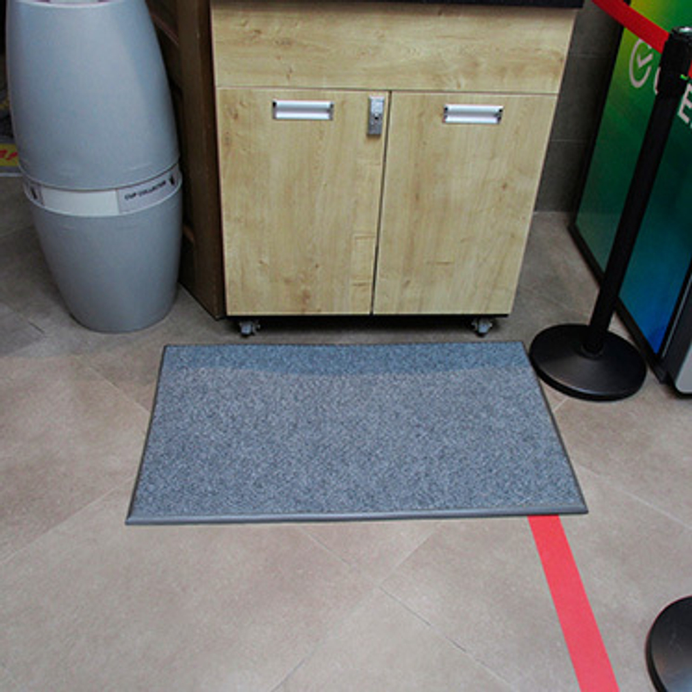 Грязезащитный ворсовый ковер «York» в канте