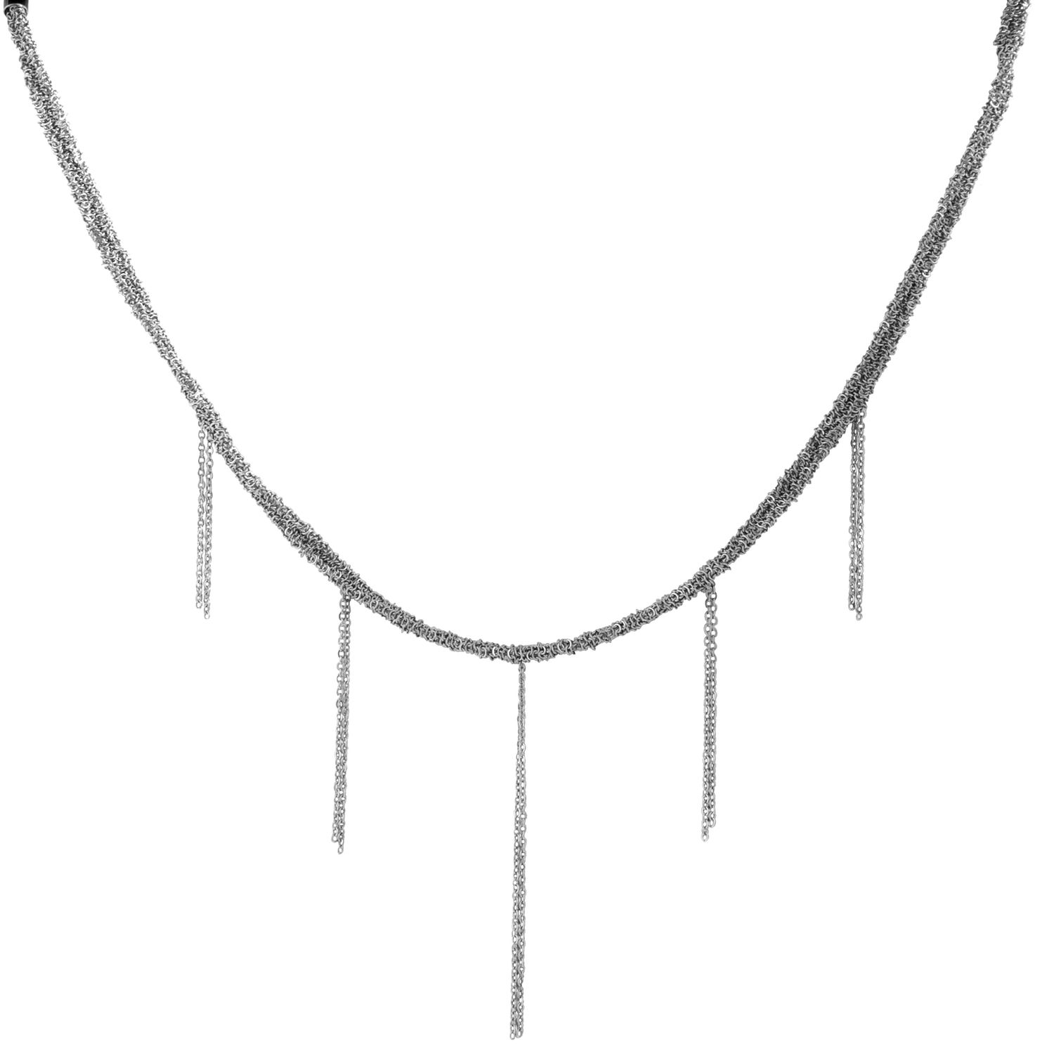 Плетенное колье - Сталь