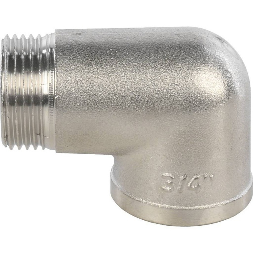 Угольник STOUT никелированный 3/4" ВР/НР