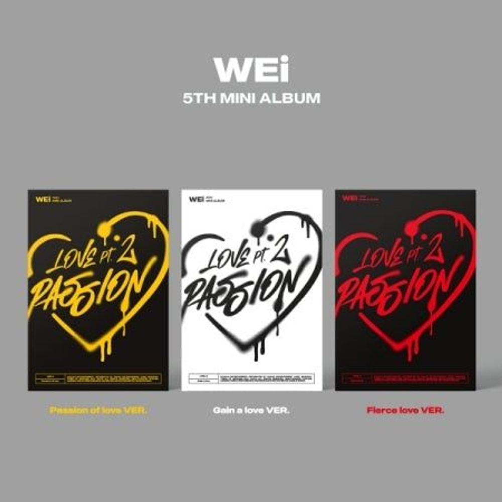 Альбом WEi - Love Pt.2 : Passion 5th Mini Album RANDOM Version