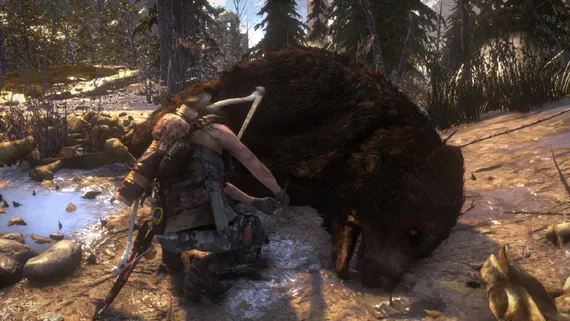 Xbox One/Series X Rise of the Tomb Raider (Б/У, Полностью на русском языке)