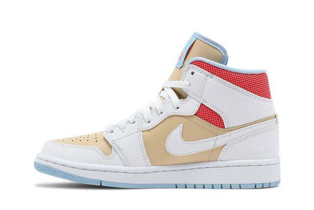 Кроссовки Jordan Air Jordan 1 Mid Sesame (Женская размерная сетка)