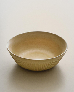 Zara Home миска из каменной керамики, цвет бежевый, 16 см