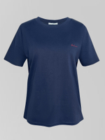 Футболка JN 863-15 однотонная укороченная с надписью Online