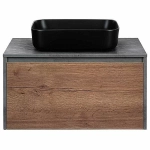 Тумба с раковиной Vincea Mesa 800 T.Oak + Beton