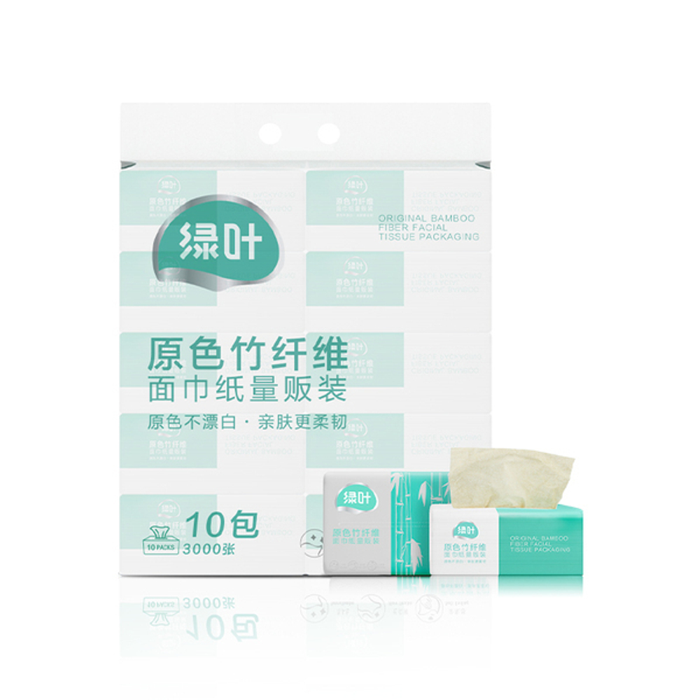 Greenleaf, салфетки для лица из бамбукового волокна 1шт