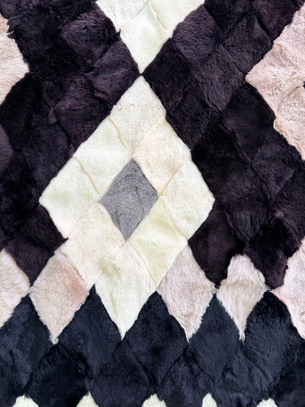 Покрывало меховое ковер из шкуры овчины