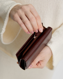 Кошелек 020 12 коньячный