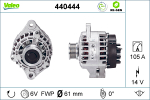 VALEO - 440444-VAL - Alternator