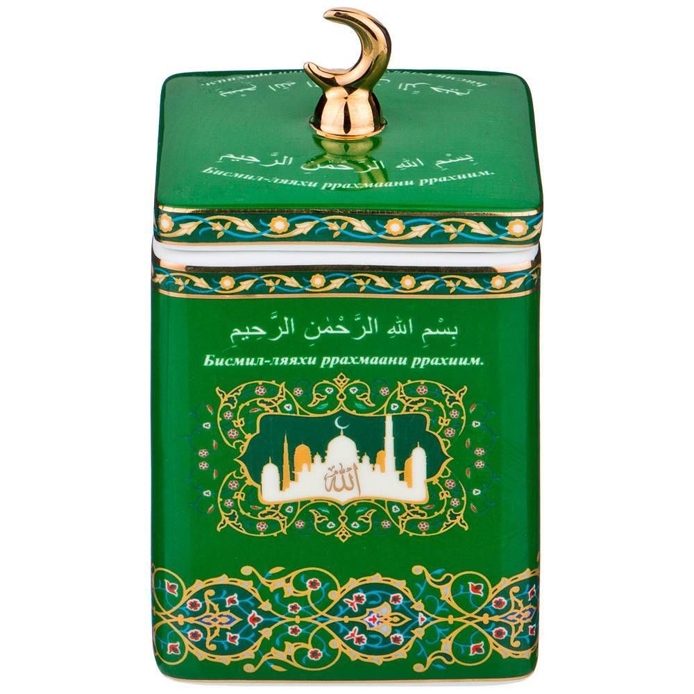 БАНКА С КРЫШКОЙ LEFARD "СУРА АЯТУЛЬ-КУРСИ" 11,5/14*8 СМ 500 МЛ (КОР=36ШТ.)