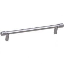 Ручка-скоба 160мм, отделка никель глянец шлифованный