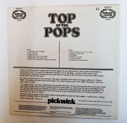 Винтажная виниловая пластинка LP Сборник Top Of The Pops Vol. 40 (UK 1974)
