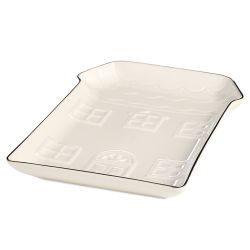 БЛЮДО СЕРВИРОВОЧНОЕ "ДОМИК" 19*14,5*1,8 СМ