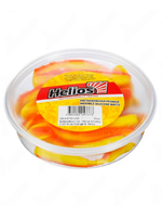 Виброхвост несъедобный Helios Chubby 3,55"/9 см Pepper Green & Orange LT 20шт. (HS-4-032-N-20)