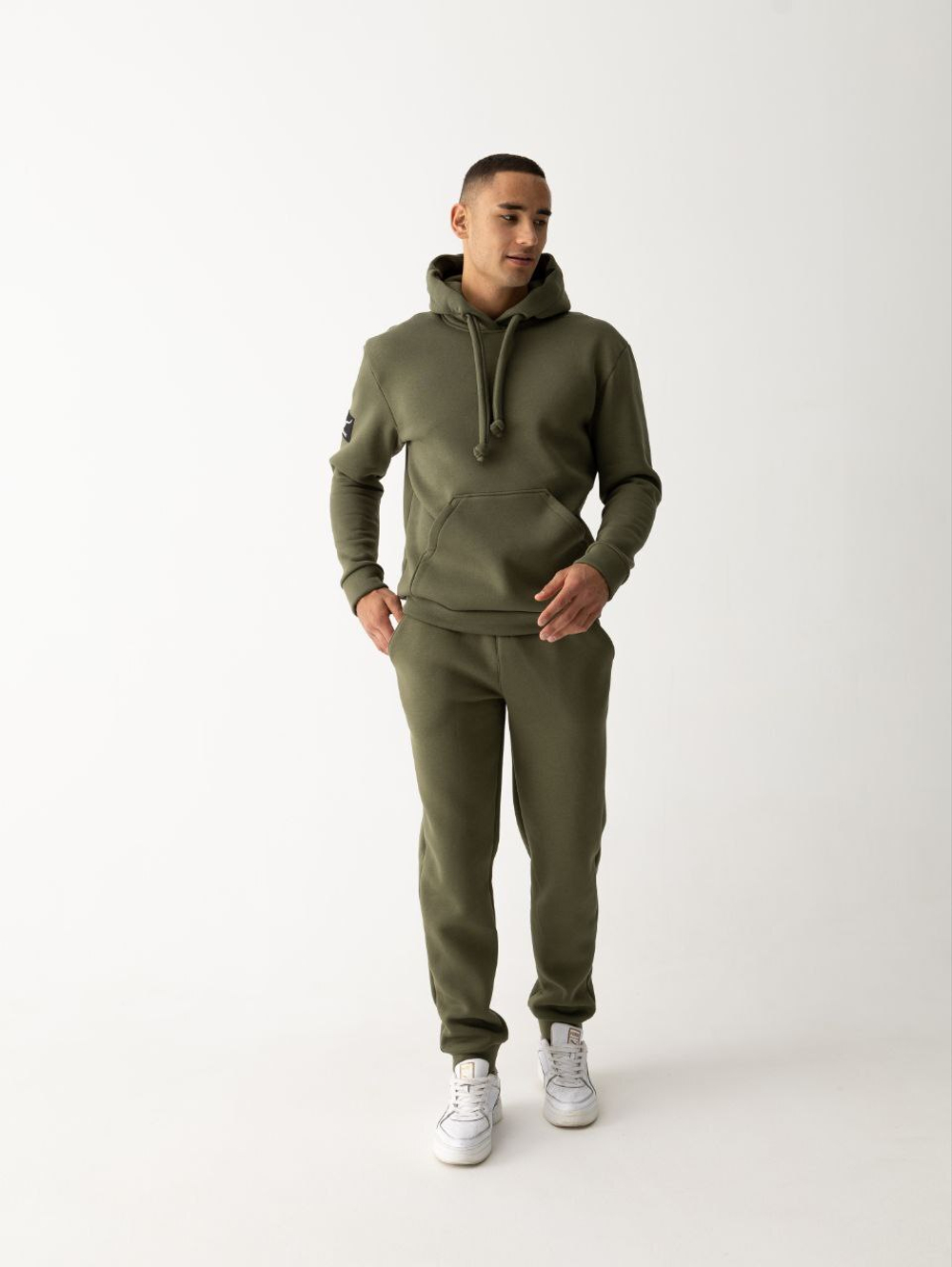 Костюм мужской спортивный теплый. Хаки