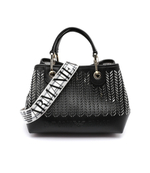 кожаная сумка через плечо + поясная сумка Emporio Armani - черный(Y3D166 Y472A)