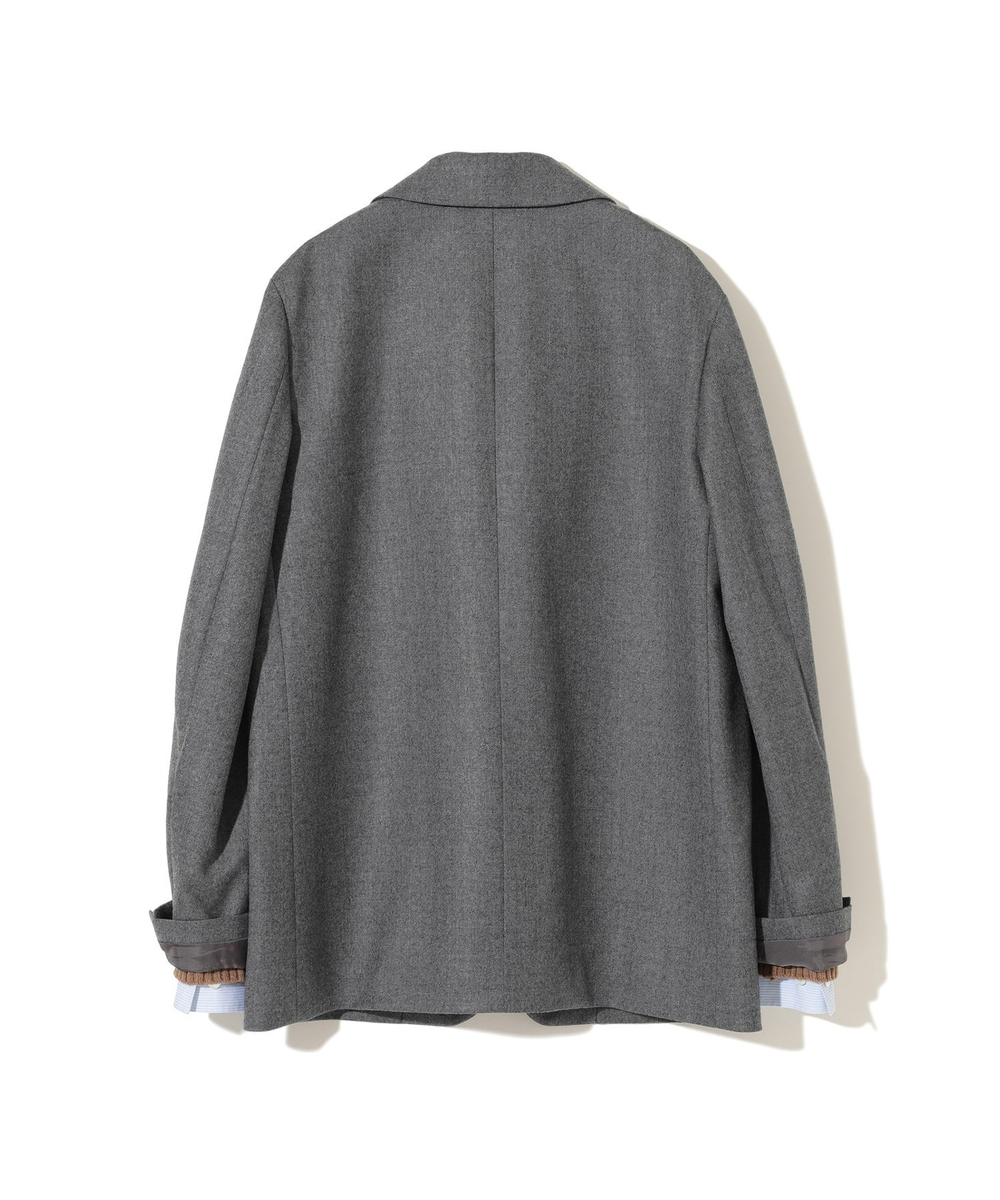 UNDERCOVER ЖАКЕТ КОМБИНИРОВАННЫЙ СЕРЫЙ