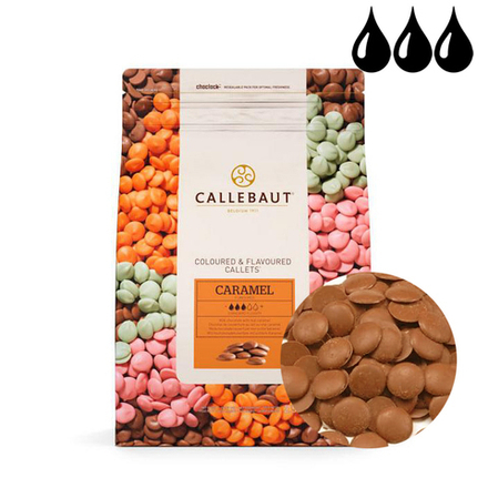 Шоколад Callebaut со вкусом Карамели 31,7%, 100 гр